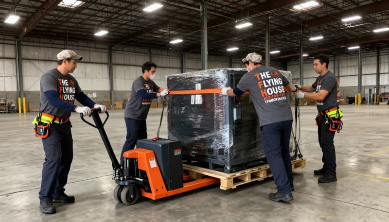 Climate-controlled storage warehouse